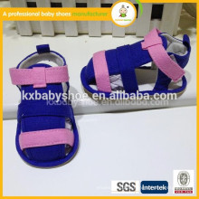 Новое прибытие самый продаваемый тип ткани высокого качества хлопок ткани цветастый flip flop младенец детей сандалии